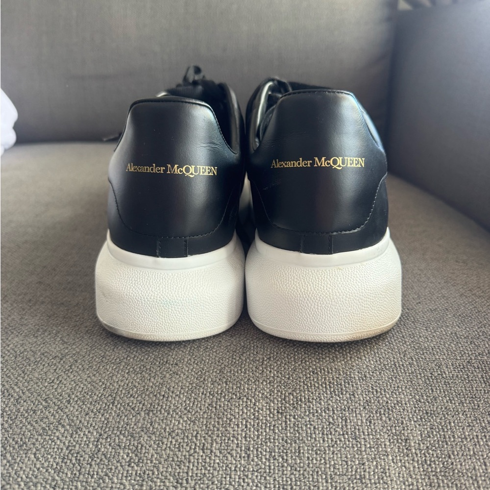 Alexander McQueen Black and White Men's Sneakers